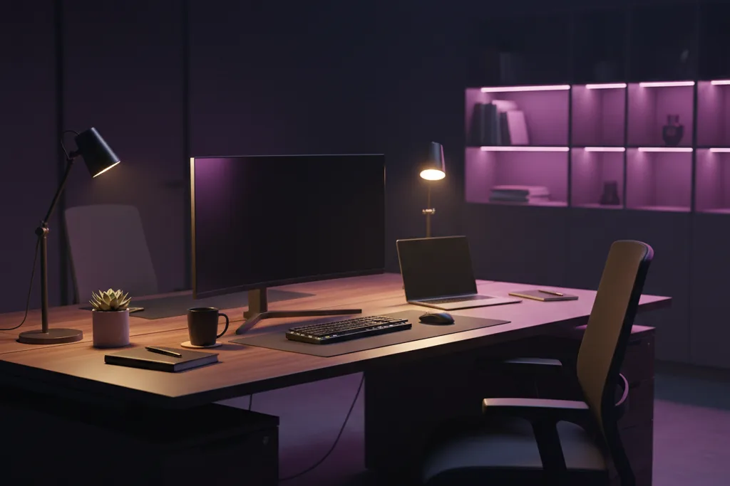 Postazione di lavoro pronta per un nuovo assunto